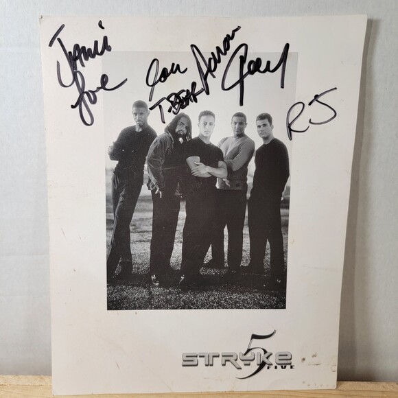Stryke Five Autographed Picture 8" X 10" - Picture 1 of 2